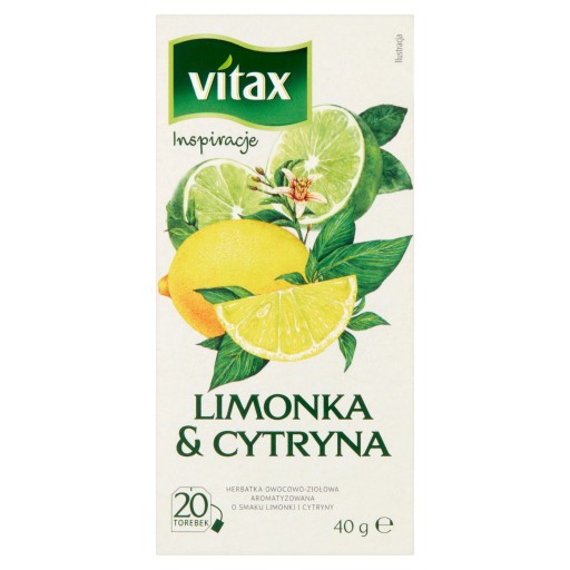 Vitax Čaj Limetka Citrón 20 tb insp.
