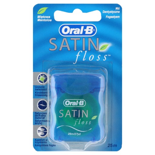 Oral-B Saténová niť Mint Dentálna niť 25 m