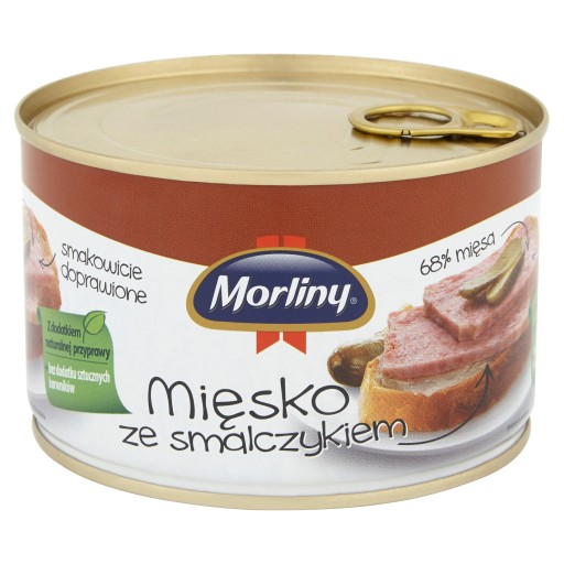 Mäsová konzerva s bravčovou masťou 400g Morlina