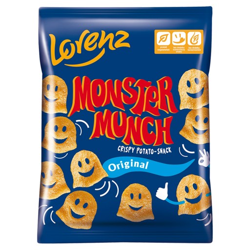 Lorenz Monster Munch Zemiakové lupienky lupienky Soled Ghosts 20g