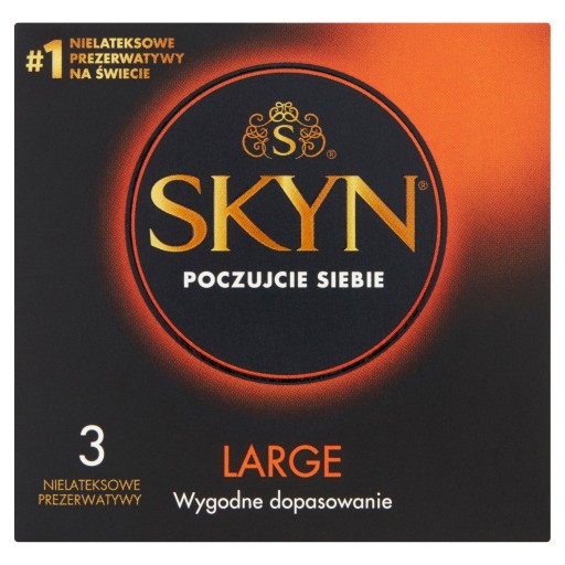 Skyn Veľké nelatexové kondómy 3 ks