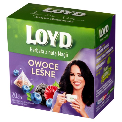 Ovocný čaj v pyramídach Loyd lesné plody 20 ks