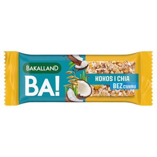 Bakalland Ba! 5 cereálií Kokosová chia tyčinka 30 g