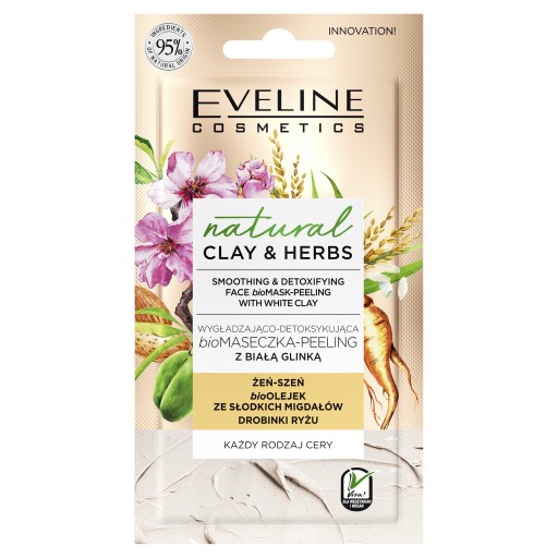 Maska Eveline Cosmetics Natural Clay&Herbs