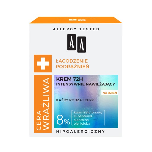 AA Intenzívne hydratačný krém na citlivú pleť 50 ml