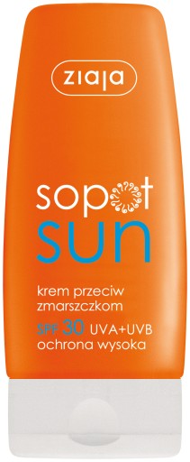ZIAJA SLNEČNÝ KRÉM NA TVÁR PROTI VRÁSKAM SPF30