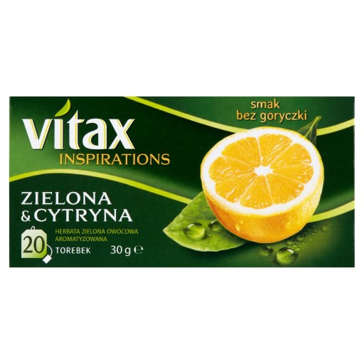 Vitax Inspirations s príchuťou Green Lemon 20 sáčkov