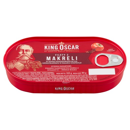 King Oscar filé z mexickej makrely 160g