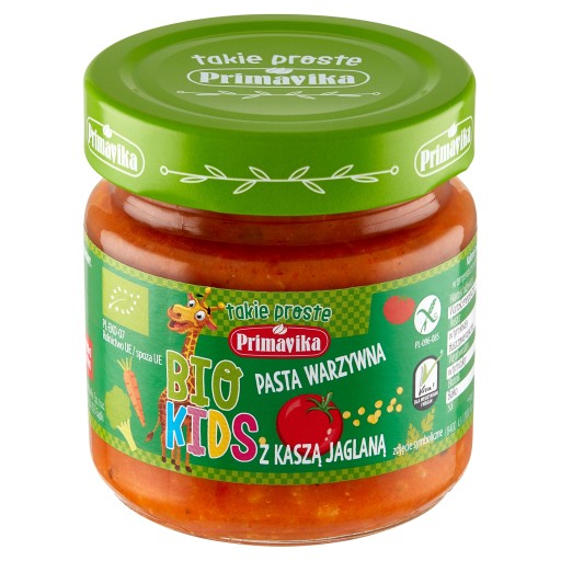 Zeleninová pasta s prosom BIO KIDS 160 g