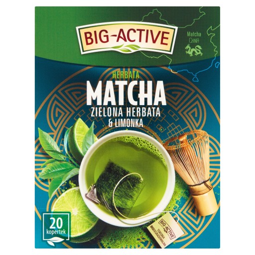 Big-Active Matcha + limetkový expresný zelený čaj 30 g