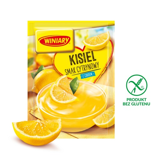 Winiary Lemon ochutené želé s cukrom 77 g