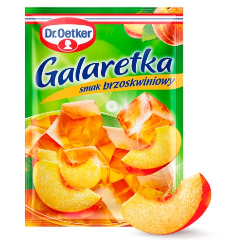 Broskyňové želé Dr. Oetker 77 g