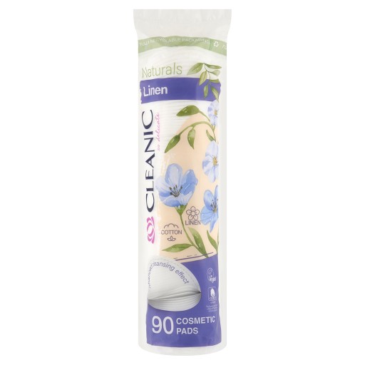 Vatové tyčinky Cleanic Naturals Linen 1 balenie - 90 ks