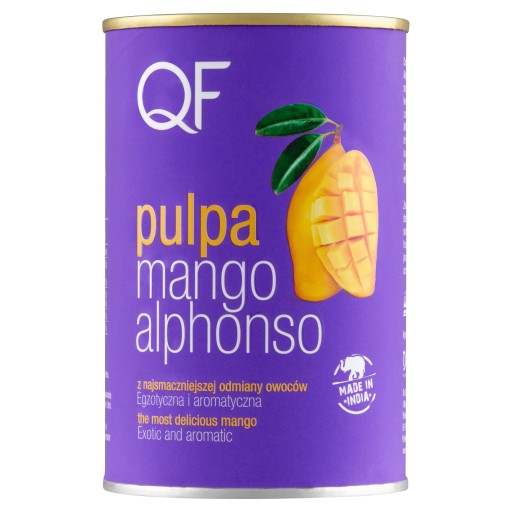 Quality Food alphonso mango dužina 450 g pyré bez pridaného cukru