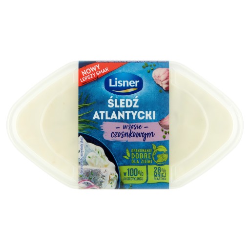 Filety zo sleďa Lisner v cesnakovej omáčke 280 g