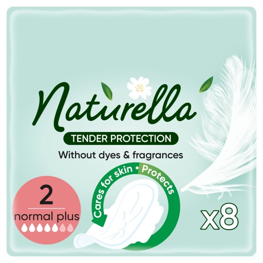 NATURELLA TENDER OCHRANA ULTRA NORMAL PLUS SANITÁRNE VLOŽKY 8 KS.