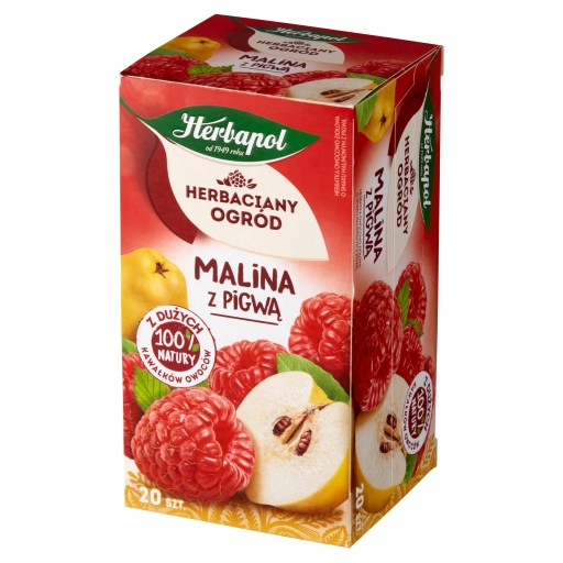 HERBAPOL Dulový čaj malinový 20 tb 10 ks