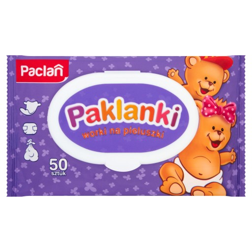 PAKLANKI 50 vonných vrecúšok na použité plienky