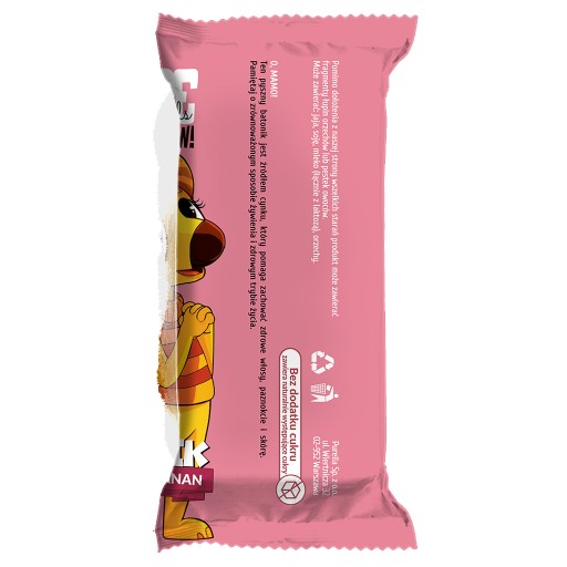 Buďte Raw! Detská tyčinka Jahoda-banán 25 g