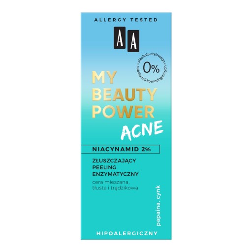 Exfoliačný enzymatický peeling NIACINAMIDE 2% AA My Beauty Power 40 ml