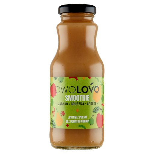 OWOLOVO Smoothie Hruška Egreš 250ml