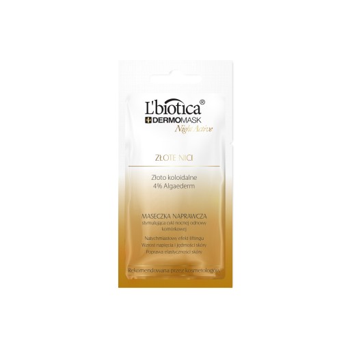 Dermomask Golden Threads nočná maska, 12 ml