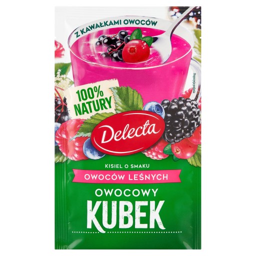 DELECTA FRUIT hrnček ŽELÉ LESNÉ OVOCIE 30G x10