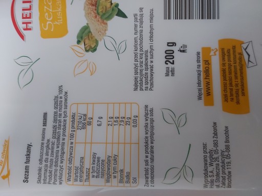 Helio Sezam 200 g