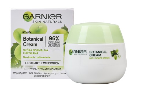 Hydratačný krém na tvár Garnier Botanical Cream pre normálnu, zmiešanú pleť