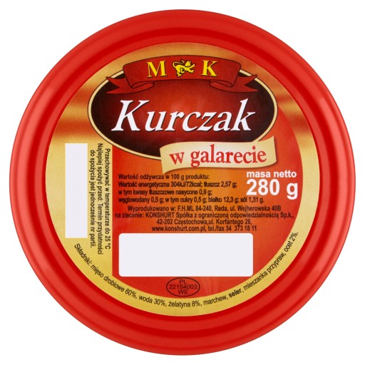 Kuracie mäso v želé MK 280 g