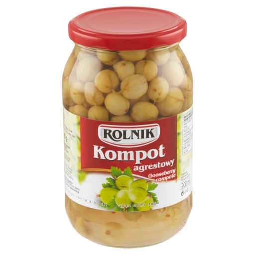 Rolnik Dóza na ovocný nápoj z kompótu egreše 900 ml