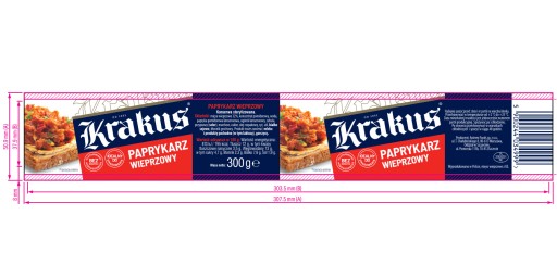 Krakus paprykarz prasa. 300 g
