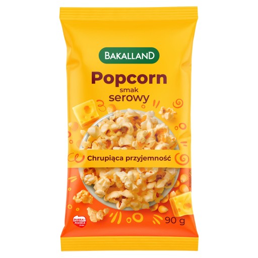 BAKALLAND Syrové pukance do mikrovlnky 90 g