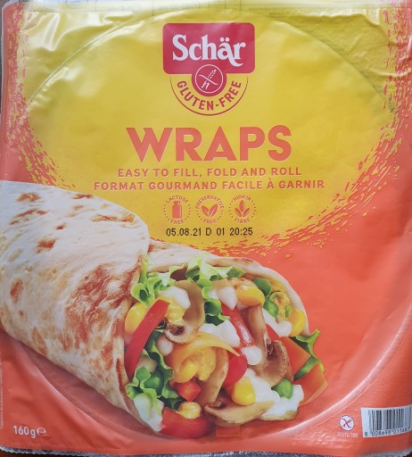 Tortilla Wraps bez lepku 160g - Schar