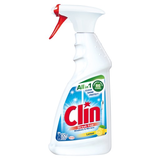 Clin Windows & Glass – Tekutý čistiaci prostriedok na sklo a okná, citrón – 500 ml