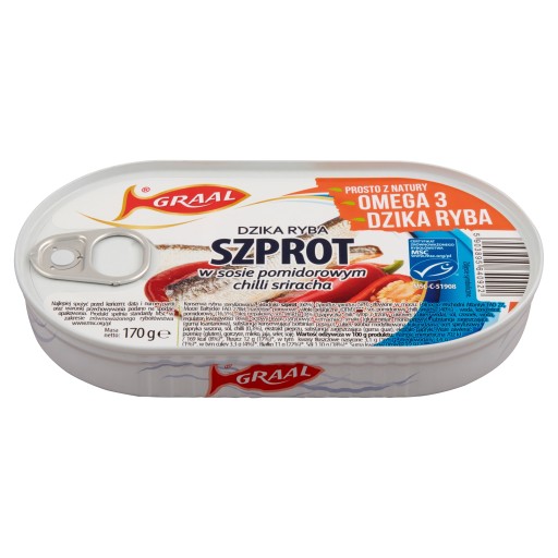 Omáčka z grálových šprot sriracha 170g