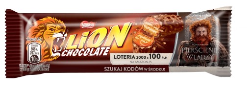 LION ČOKOLÁDOVÁ TYČINKA 43g DÁTUM: 31.08.2024