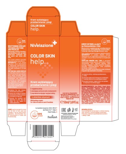 FARMONA krém na bielenie odfarbenie pehy 50ml