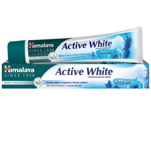 Himalájsky bylinný zubný gél aktívny biely 75 ml