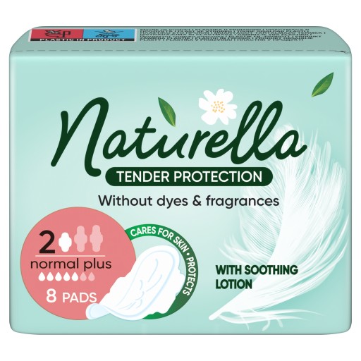 NATURELLA TENDER OCHRANA ULTRA NORMAL PLUS SANITÁRNE VLOŽKY 8 KS.