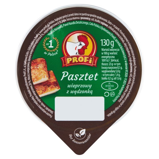 Profi paštéta z bravčového údeného 130g