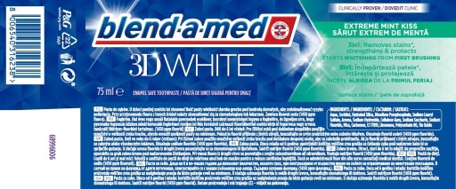 Blend-a-med 3D zubná pasta White Mint Kiss