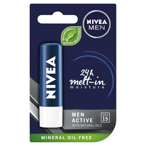 NIVEA Men Active Care Rúž pre mužov 4,8g