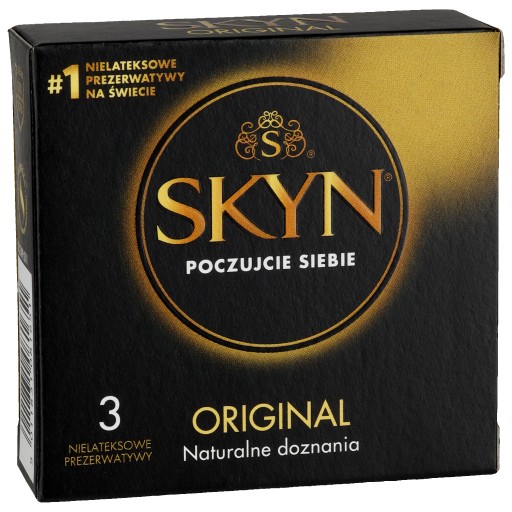 Unimil Skyn Originálne nelatexové kondómy 3 ks
