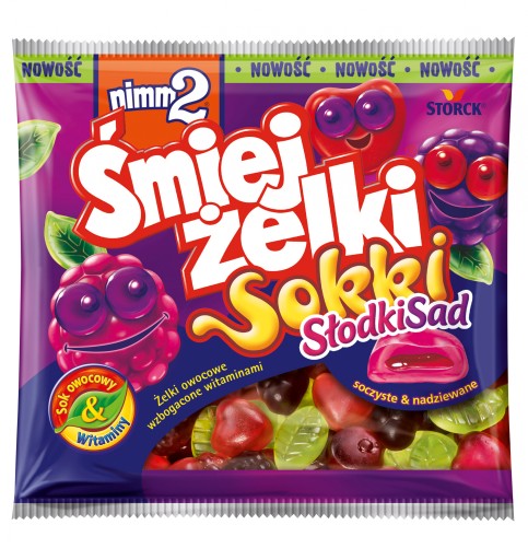 Nimm2 Śmiejżelki Sokki JELLIES SWEET ORCHARD 90 g x2
