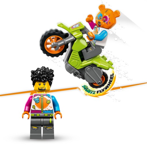 LEGO Bricks City 60356 Kaskadérsky motocykel s medveďom