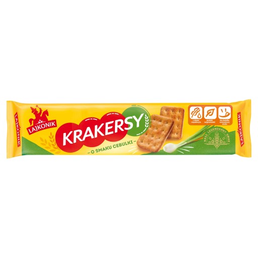Lajkonik Super cibuľové krekry 180g