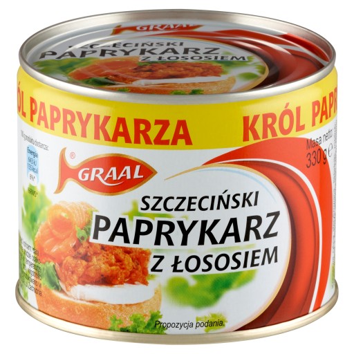 Paprykarz Graal Szczeciński s lososom 0,33 kg