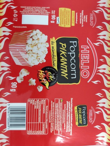 Helio Spicy Popcorn do mikrovlnky 90 g