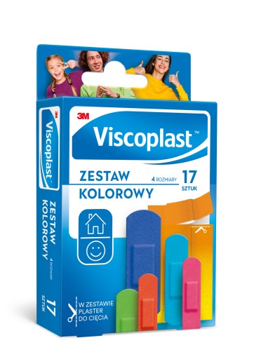 Viscoplast sada 17 farebných náplastí